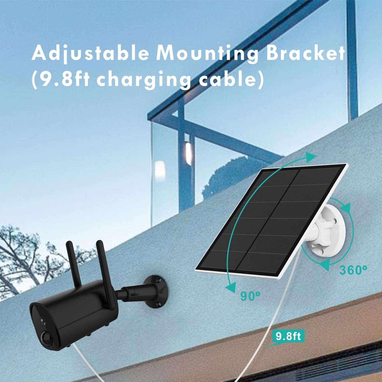 Panel Solarny VicoHome SP – Ładowarka Solar do Kamer WiFi Zewnętrznych