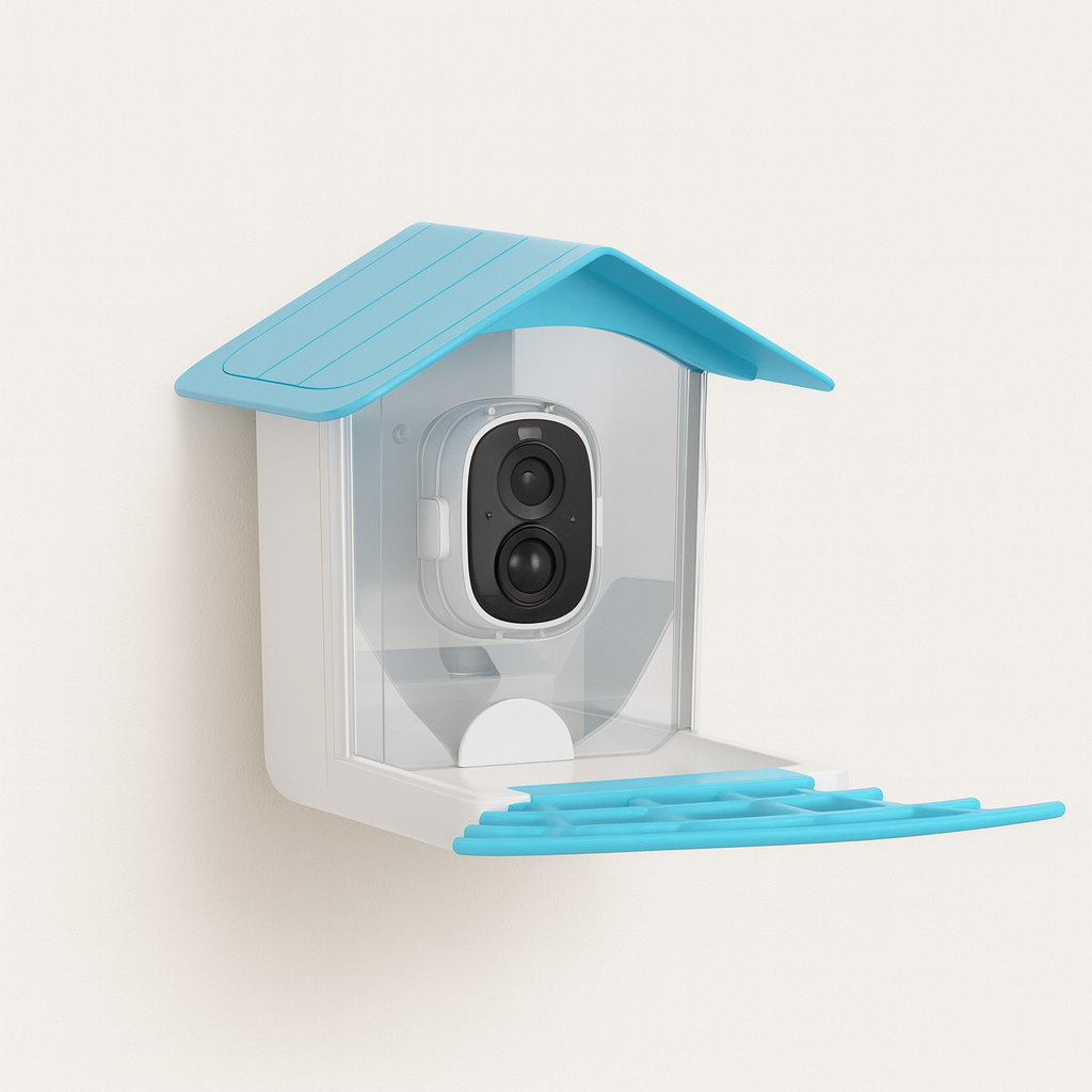 Karmnik dla Ptaków z Kamerą WiFi VicoHome G02 – Smart Bird Feeder z Panelem Solarnym