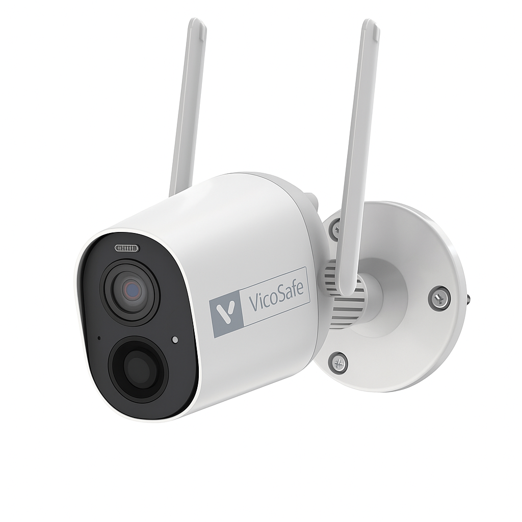 Kamera WiFi Zewnętrzna 2k VicoHome CG7 – Bezprzewodowa Kamera IP do Monitoringu Domowego
