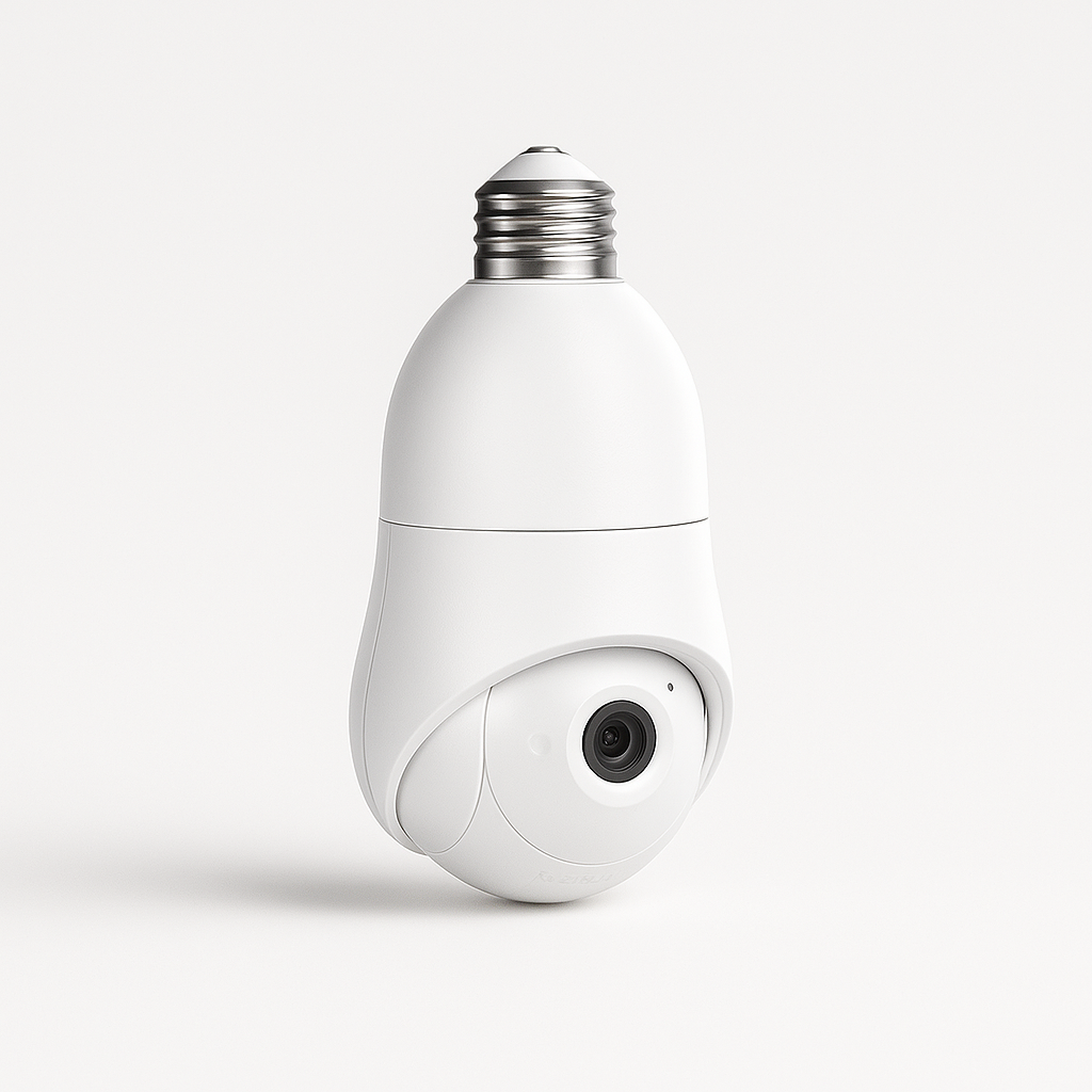 Kamera Żarówka 360° WiFi VicoHome LB – Obrotowa Kamera IP do Monitoringu Domowego