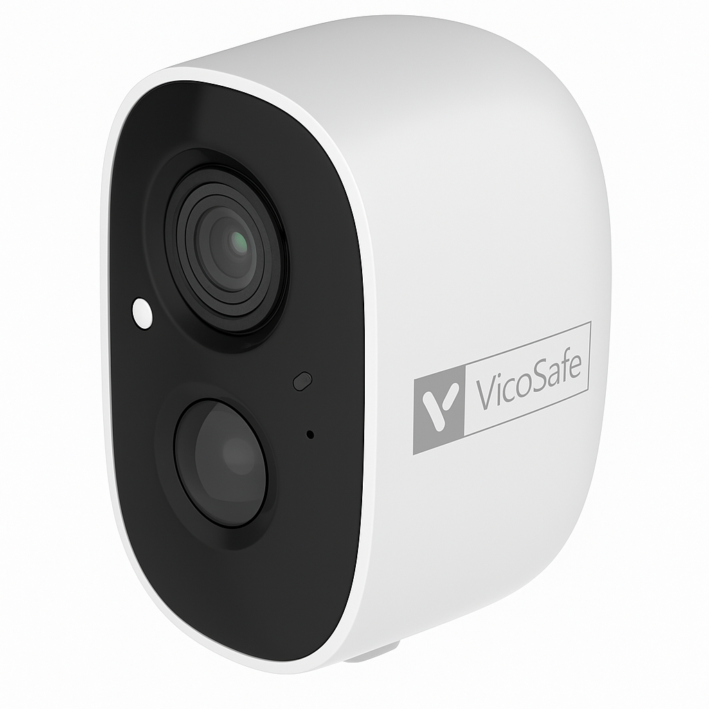Kamera WiFi Zewnętrzna 2k VicoHome CG6/W – Bezprzewodowa Kamera IP do Monitoringu Domowego