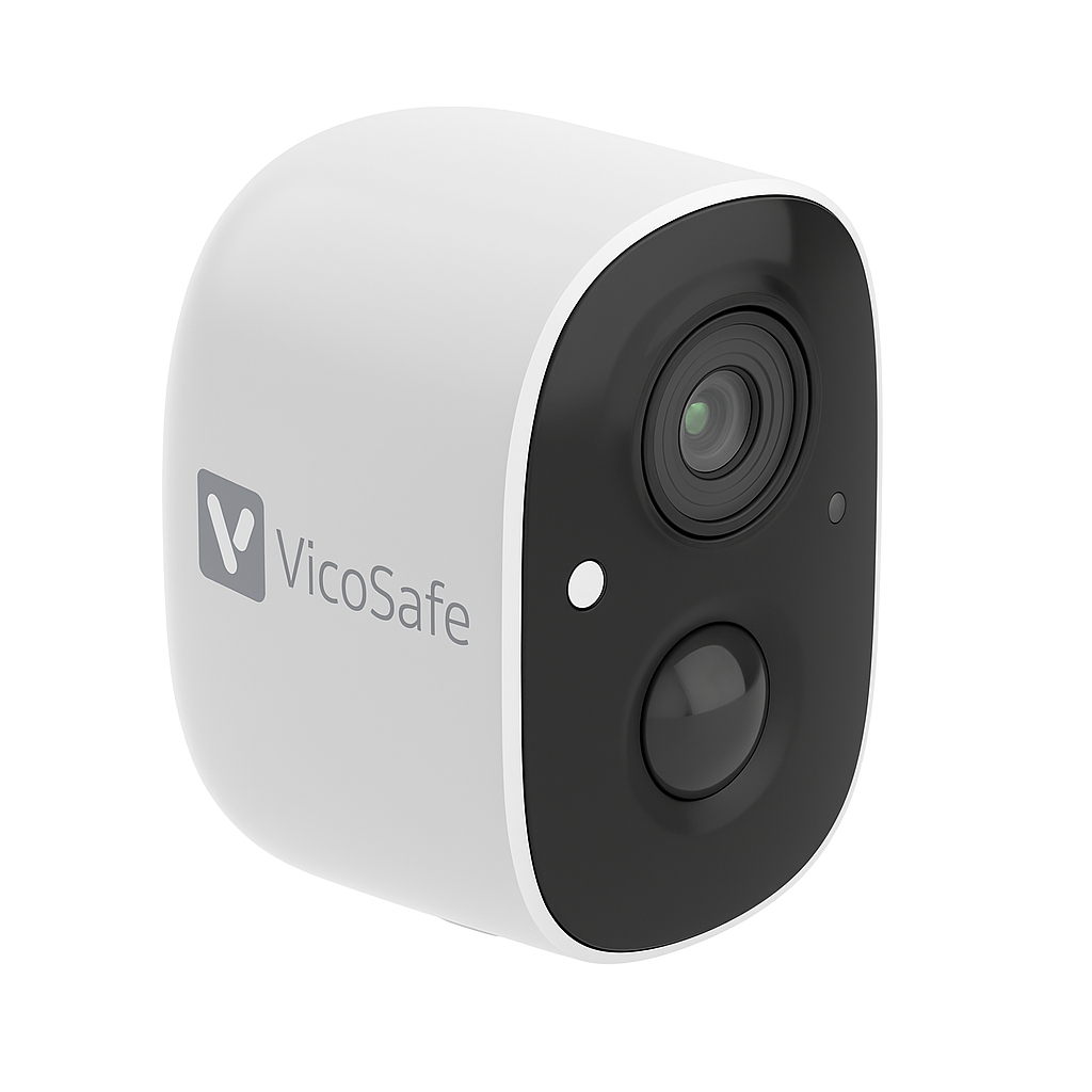 Kamera WiFi Zewnętrzna 2k VicoHome CG6/W – Bezprzewodowa Kamera IP do Monitoringu Domowego