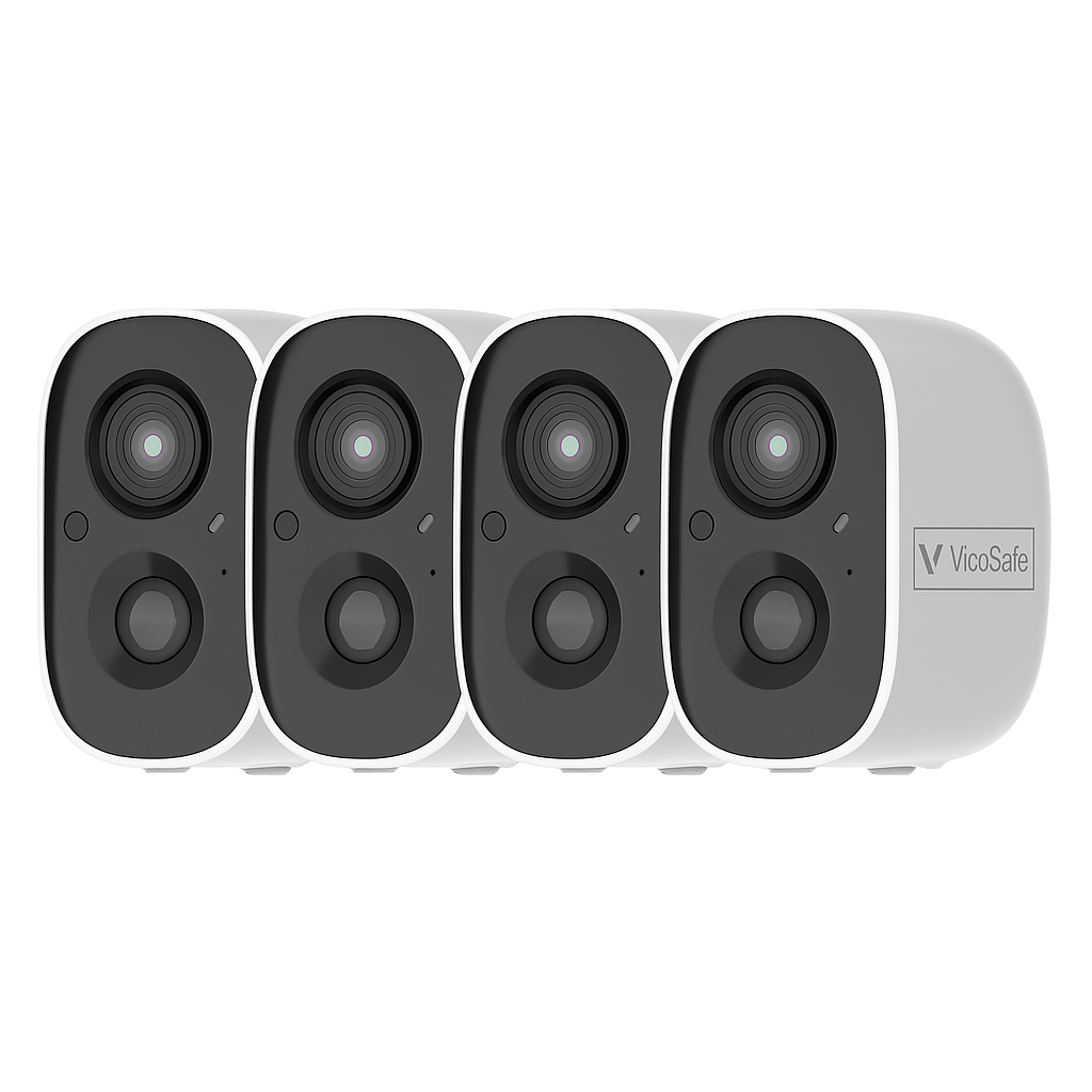 Kamera WiFi Zewnętrzna 2k VicoHome CG6/W – Bezprzewodowa Kamera IP do Monitoringu Domowego