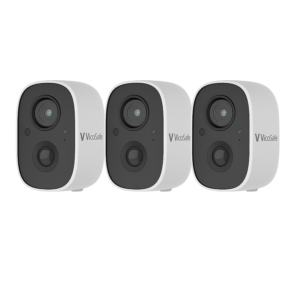 Kamera WiFi Zewnętrzna 2k VicoHome CG6/W – Bezprzewodowa Kamera IP do Monitoringu Domowego