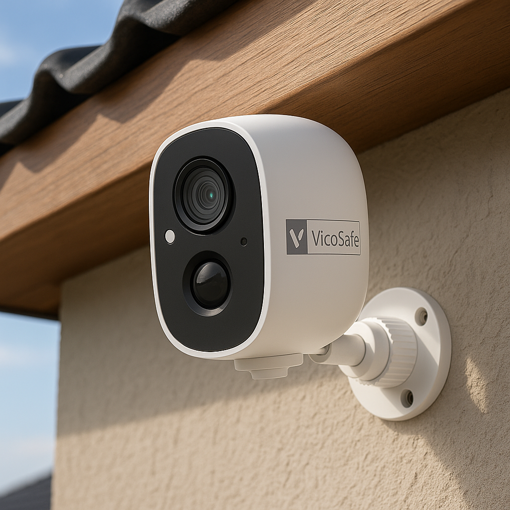 Kamera WiFi Zewnętrzna 2k VicoHome CG6/W – Bezprzewodowa Kamera IP do Monitoringu Domowego