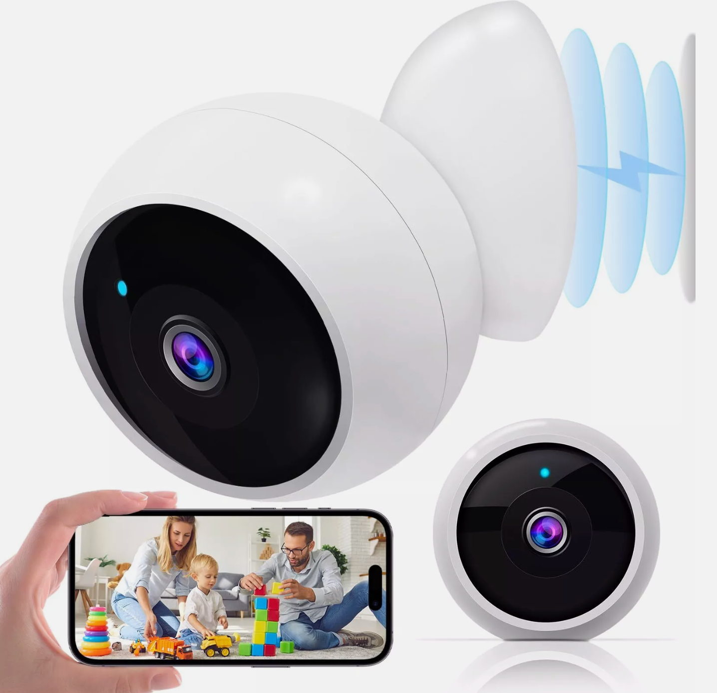 Kamera WiFi Zewnętrzna 2K VicoHome CG9 – Bezprzewodowa Kamera IP do Monitoringu Domowego